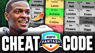 The GoTo Strategy To Win ESPN Fantasy Football Drafts [upl. by Atoiganap188]