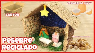 PESEBRE RECICLADO  ¡¡¡¡ MATERIALES QUE NO TE IMAGINAS  DIY [upl. by Marice639]