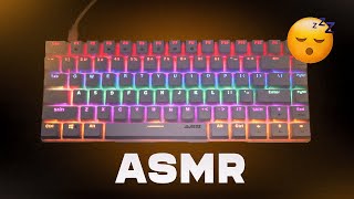 no talking ASMR Blue Switches Keyboard Sounds Clicky😴💤 [upl. by Auqeenahs]