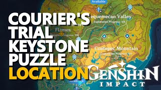 Couriers Trial Keystone Puzzle Locations Genshin Impact [upl. by Hanfurd462]