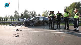 Politie zoekt getuigen van het ongeval op de Westdijk in Alkmaar 19 september 2024 [upl. by Gnouv182]