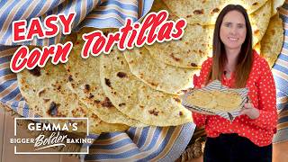 4Ingredient Homemade Corn Tortillas Recipe [upl. by Flanigan]