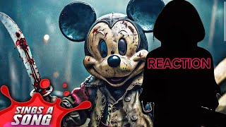 Mickey Mouse Sings A Song The Mouse Trap Horror Movie Parody REACTION [upl. by Fechter913]