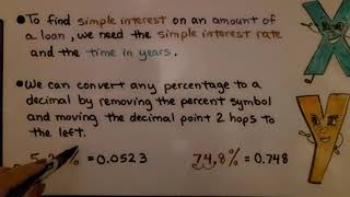 7th Grade Math 53b Finding Simple Interest [upl. by Nerrej]