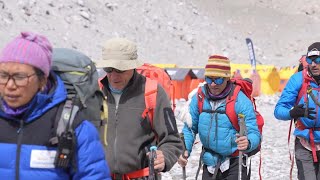 GLOBALink  French Qomolangma climbers sports bridge different cultures [upl. by Leor]