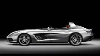 SLR Stirling Moss Bailout Approved Rhys Millen Vegas Stunt [upl. by Farmelo820]