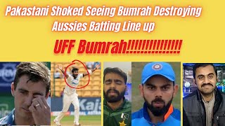 Pakistanis Shocked Watching Bumrah Destroying Australia Batting Line up  BGT 2024 [upl. by Nueormahc]