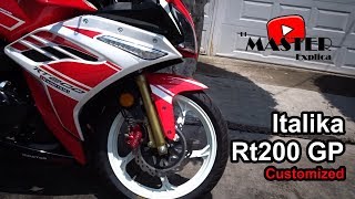 ITALIKA Rt200 GP Personalizada modificada [upl. by Disraeli]