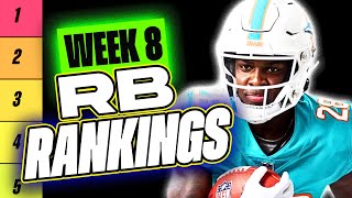 🔥 NEW Top 36 RB RANKINGS for Week 8 Fantasy Football 🚀  Fantasy Football Rankings [upl. by Guria501]