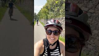 We rode EBikes from Krems to Durnstein in the Wachau Valley in Austria austria winery shorts [upl. by Lorette]