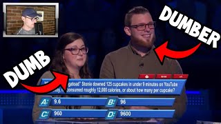 EPIC FAIL On Who Wants To Be A Millionaire Math Problem  Jake Reacts [upl. by Annay]