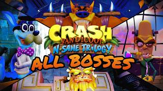 All Bosses  Crash Bandicoot N Sane Trilogy [upl. by Nichola]