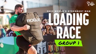 LOADING RACE Group 1  2023 Worlds Strongest Man [upl. by Morry]