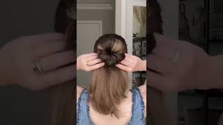 💙 amazinghacks hairstyle hair easyhairstyle bunhairstyle hairtutorial minivlog [upl. by Cull]