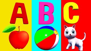 A for apple  अ से अनार  abcd  phonics song  a for apple b for ball c for cat  abcd song  abcde [upl. by Koball]