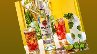 Bacardi White Rum cocktail 🍹🍹 ka Review [upl. by Tiler]