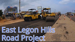 East Legon hills Road Construction Project From Police City [upl. by Asilegna]