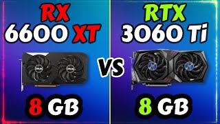 RX 6600 XT vs RTX 3060 Ti  Test in 10 Games [upl. by Gnouhk]