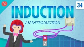 Induction  An Introduction Crash Course Physics 34 [upl. by Fawn]