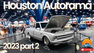 Houston Autorama 2023 part 2 walk around video Classic Cars TrucksHot RodsLowrider’s ChevyFord [upl. by Lednyc556]