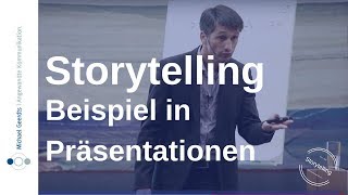 Storytelling Beispiel in Präsentationen  Michael Geerdts [upl. by Jocelin]