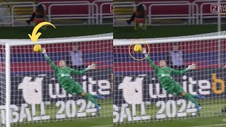 Iñaki Peña FLYING SAVE Fom Memphis Depay FREEKICK Vs Atlético Madrid Barcelona vs A Madrid 10 [upl. by Iramat284]