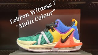 Nike Lebron Witness 7 quotMulti Colourquot  Outlet Pickup [upl. by Arehc]