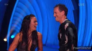 Brendan Cole and Vanessa Bauer skating in Dancing on Ice Props Week 27222 [upl. by Aliet327]