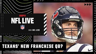 Could Davis Mills be the Texans franchise QB  NFL Live [upl. by Eessej]