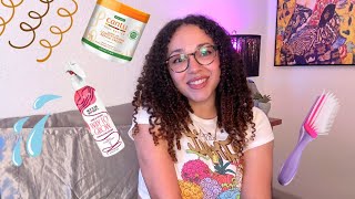 Wash Day  Curly Hair Routine [upl. by Cullie]