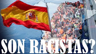 ESPAÑOLES RACISTAS por no acoger INMIGRANTES ILEGALES [upl. by Adnuhser]