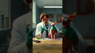 Dad Doctor helped a poor cat 🙀 cat catsoftiktok shortsfeed trendingshorts viralshorts [upl. by Jollenta]