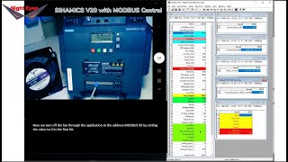 Siemens Sinamics V20 inverter with MODBUS communication for IoT without PLC [upl. by Navar]