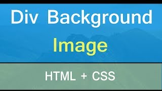 Set background image in div box using html and css  css div box container [upl. by Jamin]