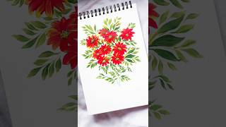 One stroke flower 🌼 ✨️😍 art flowers shorts viralvideo [upl. by Anitsugua]