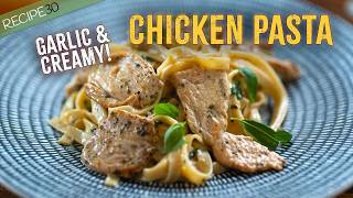 Creamy Garlic Chicken Fettuccine [upl. by Larret828]