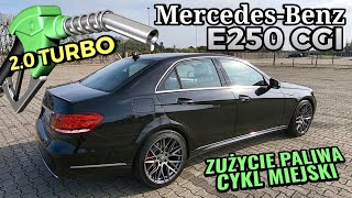 2013 Mercedes E250 CGI  Ile najmniej spali w mieście [upl. by Margalo926]