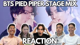 BTS PIED PIPER STAGE MIX REACTION [upl. by Solis]