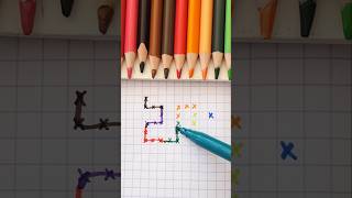 Satisfying line 😚 satisfying colors shorts short drawing [upl. by Milah]