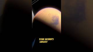 The Moons Of Saturn solarsystem shorts [upl. by Enirehtac]