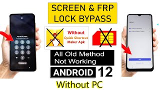 All ViVO HARD RESET amp FRP Without QuickShortcutMaker  Android 12 Latest Update 2022 Without PC [upl. by Itisahc]