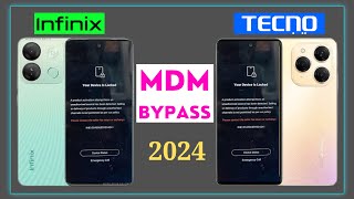 Infinix Tecno MDM Bypass  MTK amp SPD  2024 [upl. by Anas]