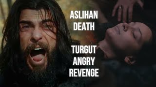 Aslihan Emotional Death Scene  Dirilis Ertugrul Ghazi Sad Moment😢💔Turgut Sad Status  Khaani OST [upl. by Kayla]