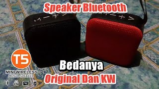 Perbedaan Speaker JBL T5 Original Vs Kw [upl. by Nikita]