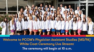 PCOMs Physician Assistant Studies Class of 2023 White Coat Ceremony [upl. by Kinelski]