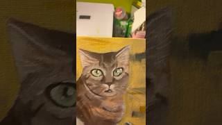 My cats ❤️ catsshortspaintingartkittencelebratethanksgiving [upl. by Notlem]