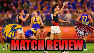 Round Eight Match Review Essendon v West Coast [upl. by Aldarcy809]