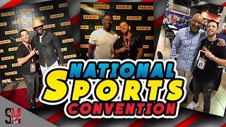 MEETING HALL OF FAMERS  NATIONAL SPORTS CONVENTION VLOG [upl. by Chaffee]