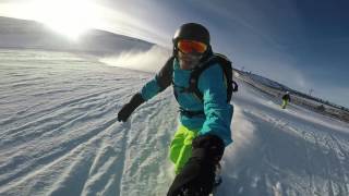 GoPro Hero 5 Black Test  Snowboarding [upl. by Morgun857]