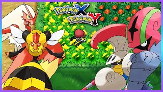 Pokemon X amp Y  How to Get BlazikenVespiquenEscavalier amp Accelgor [upl. by Enilamme569]